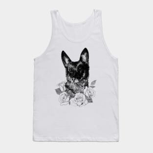 Portrait of a German Shepherd Tank Top